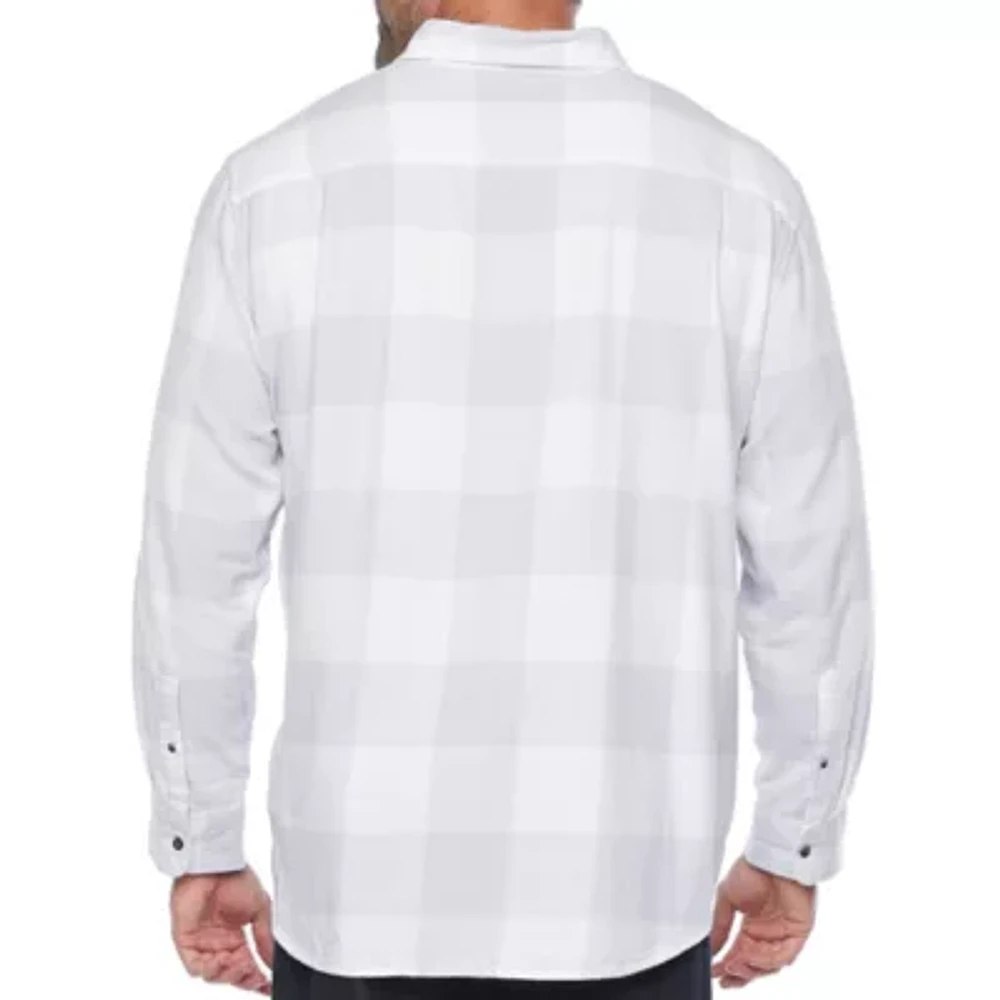 The Foundry Big & Tall Supply Co. Flannel Mens Long Sleeve Flannel Shirt