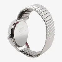 Geneva Mens Silver Tone Bracelet Watch Mac2003jc