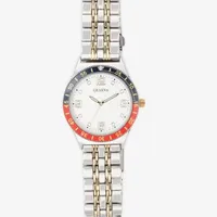 Geneva Mens Silver Tone Bracelet Watch Mac8124jc