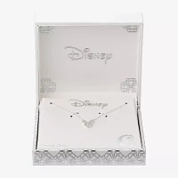 Disney Classics Sterling Silver 16 Inch Cable Mickey Mouse Pendant Necklace