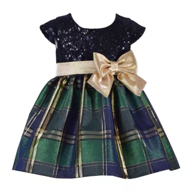 Bonnie Jean Baby Girls Short Sleeve Fit + Flare Dress | Dulles Town Center