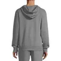 Xersion Quick Dry Cotton Fleece Mens Long Sleeve Moisture Wicking Dri-Fit Zipper Hoodie