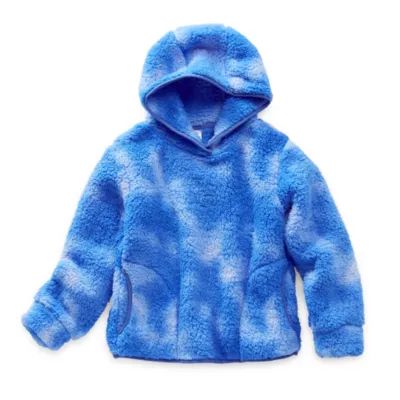 Xersion Little & Big Girls Sherpa Fleece Hoodie