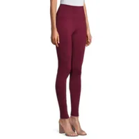 Liz Claiborne Lori Ponte Womens Mid Rise Full Length Leggings