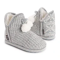 Muk Luks Womens Bootie Slippers