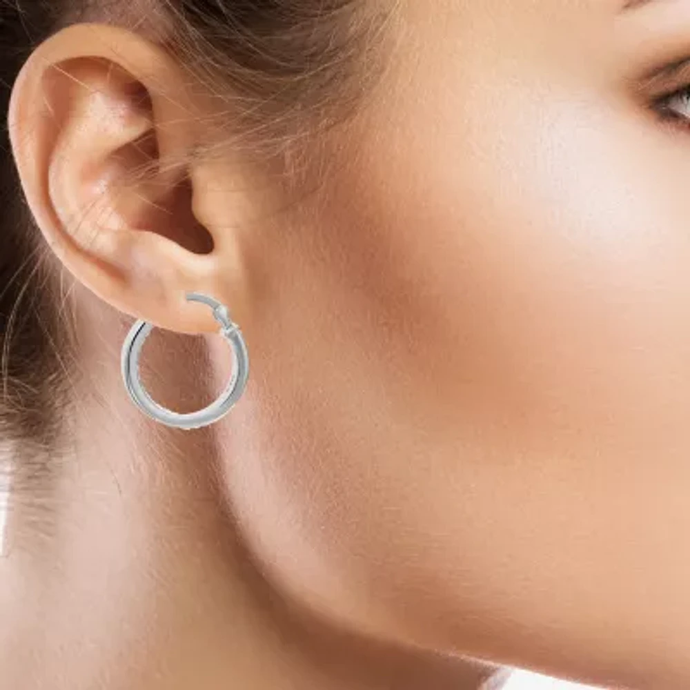 Inside-Out Crystal Hoop Earrings 2-Pair Set