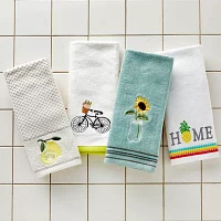 Saturday Knight Flower Basket Bike 2-pc. Hand Towel