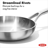 OXO Mira 3-Ply Stainless Steel 8" Frying Pan