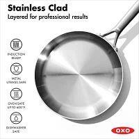 OXO Mira 3-Ply Stainless Steel 10" Frying Pan