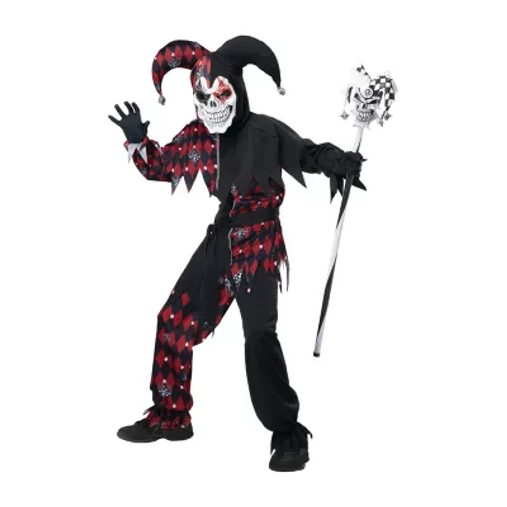 Little & Big Boys Sinister Jester Costume