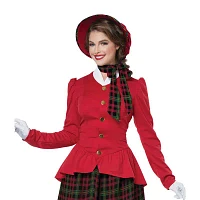 Womens Holiday Caroler Costume