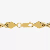 14K Gold Inch Semisolid Rope Chain Necklace