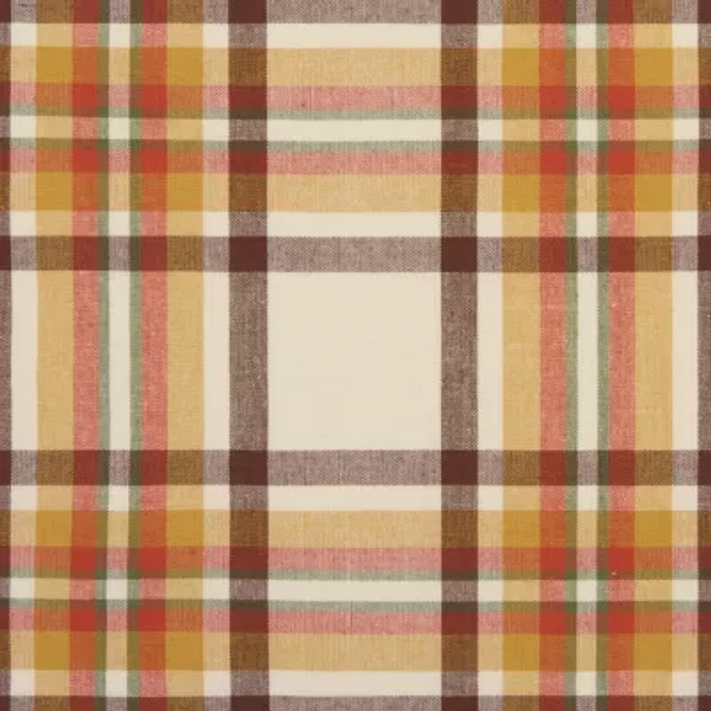 Elrene Home Fashions Harvest Russet Plaid Tablecloths