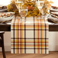 Elrene Home Fashions Harvest Russet Plaid Table Runners