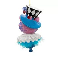 Kurt Adler 6-Inch Hollywood Hats Cheshire Cat Alice in Wonderland Christmas Ornament