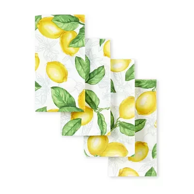 Martha Stewart Lots of Lemons 4-pc. Napkin Set