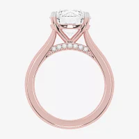 G-H / Vs2-Si1) Womens CT. T.W. Lab Grown White Diamond 14K Rose Gold Solitaire Engagement Ring