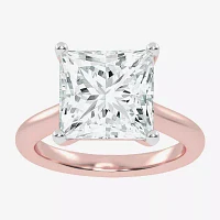 G-H / Vs2-Si1) Womens CT. T.W. Lab Grown White Diamond 14K Rose Gold Solitaire Engagement Ring