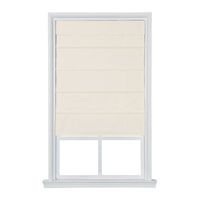 Cotton Classic Cordless Light-Filtering Roman Shades