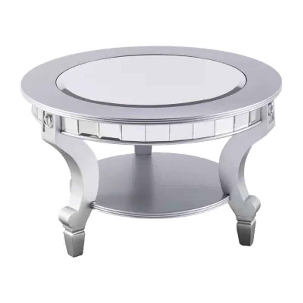 EMAS Mirrored Round Coffee Table