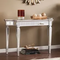 Erus Glam Mirrored Console Table