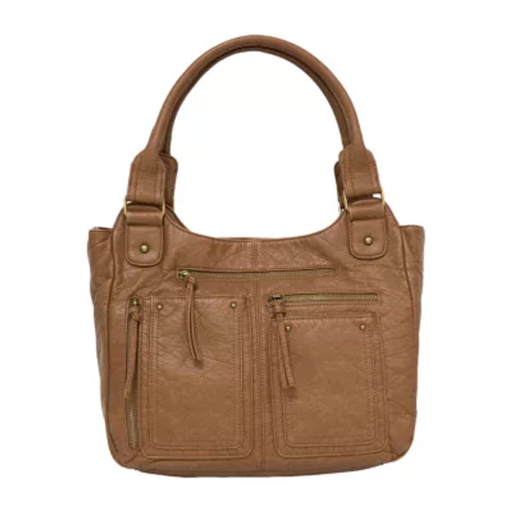 Bueno of California Double Handle Shoulder Bag