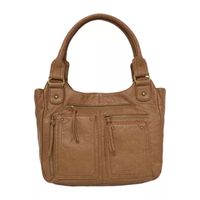 Bueno of California Double Handle Shoulder Bag