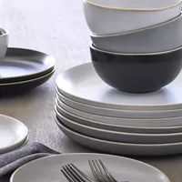 Gibson Rockaway 12-pc. Stoneware Dinnerware Set