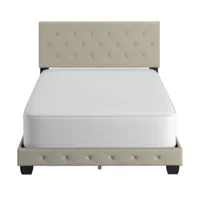 Claire Upholstered Tufted Platform Bed