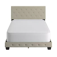 Claire Upholstered Tufted Platform Bed