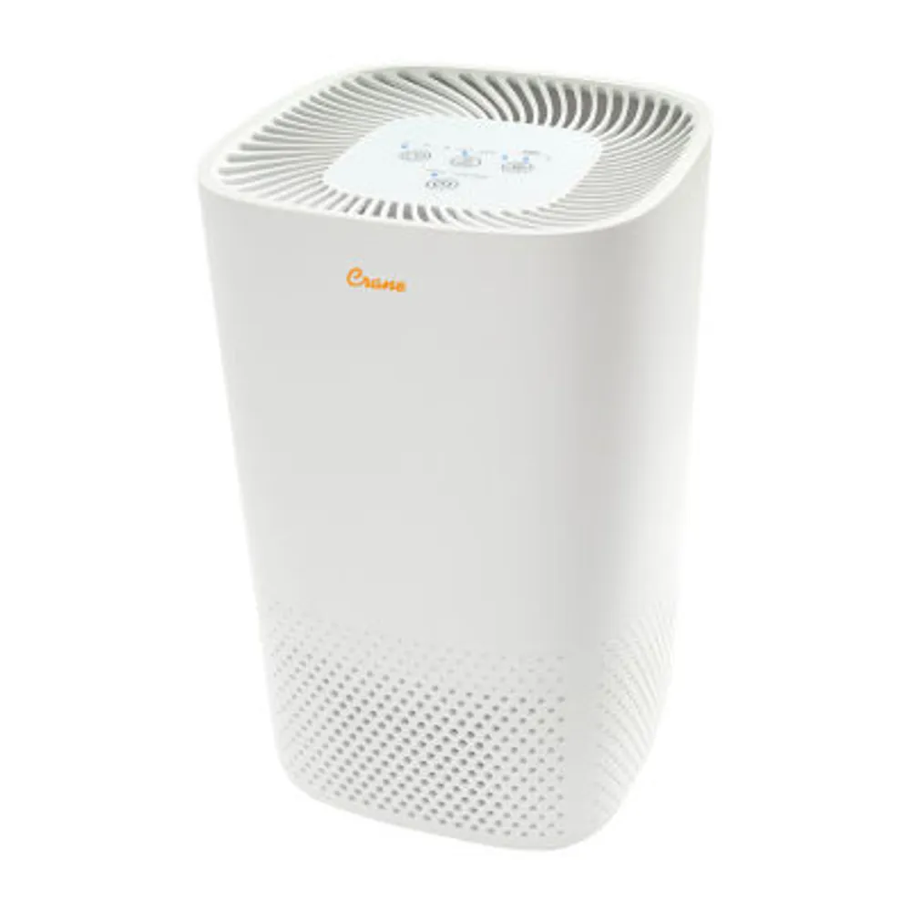 Crane True HEPA Air Purifier With Germicidal UV Light, Sq Ft. Coverage