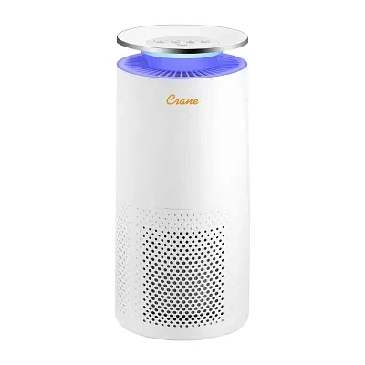 Crane True HEPA Air Purifier With Germicidal UV Light, 500 Sq Ft. Coverage, Ultra Premium