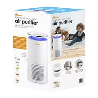 Crane True HEPA Air Purifier With Germicidal UV Light, 500 Sq Ft. Coverage, Ultra Premium