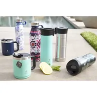 Hydraflow Hybrid 34oz Triple Wall Vacuum Insulated Bottle with Flip Straw