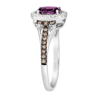 Le Vian Grand Sample Sale® Ring featuring 3/4 cts. Passion Ruby™, 1/3 Chocolate Diamonds® , 1/5 Nude Diamonds™  set 14K Vanilla Gold®