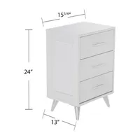 Landcarn Bedroom Collection 3-Drawer Nightstand