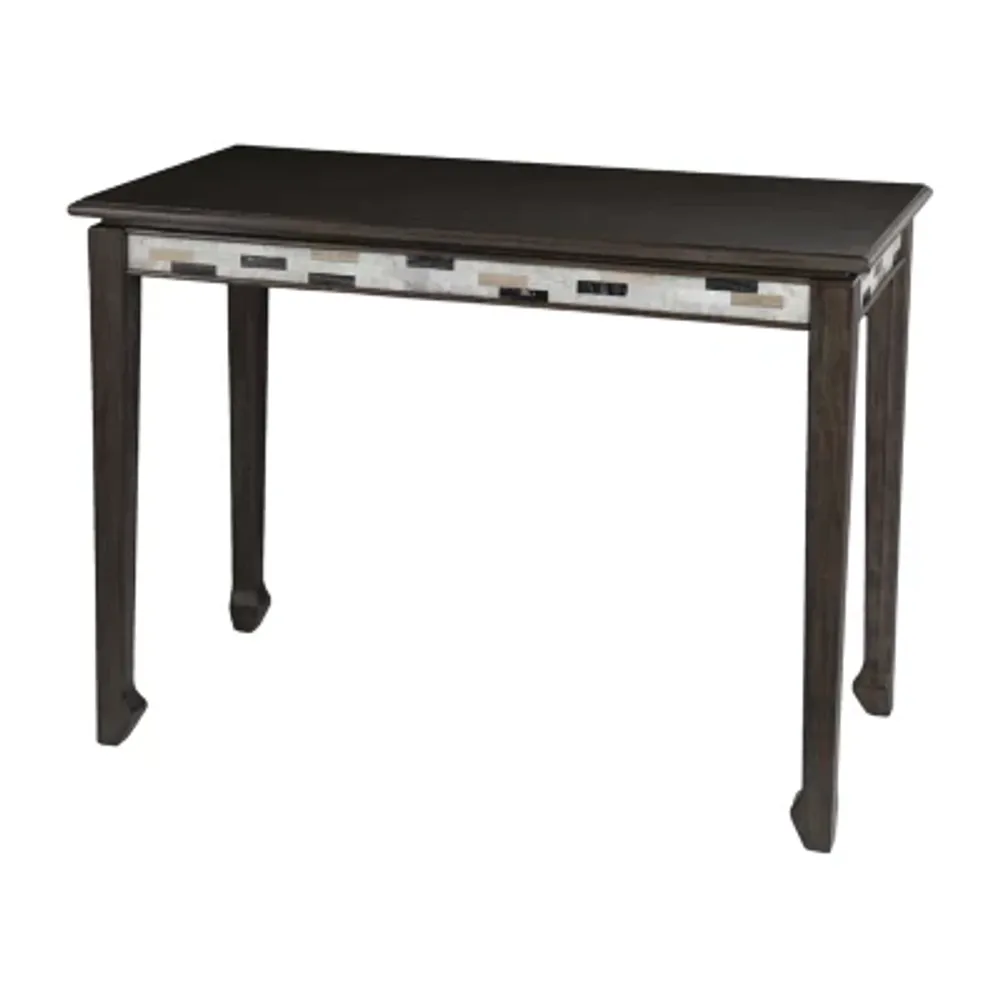 Gaibra Collection Rectangular Wood-Top Dining Table