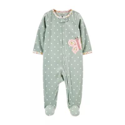 Carter's Baby Girls Microfleece Sleep and Play