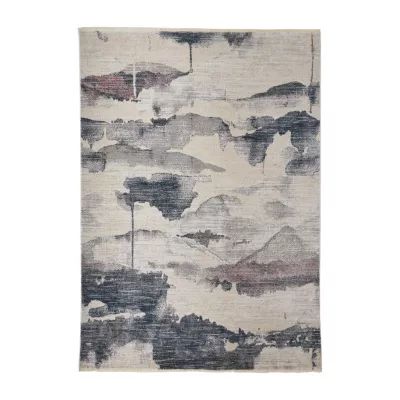Weave And Wander Dunlap Abstract Machine Made Indoor Rectangle Area Rugs