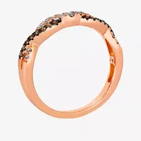 Le Vian® Ring featuring 1/6 cts. Nude Diamonds™  1/8 Chocolate Diamonds® set 14K Strawberry Gold®