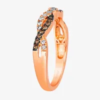 Le Vian® Ring featuring 1/6 CT. Nude Diamonds™ 1/8 Chocolate Diamonds® set 14K Strawberry Gold®