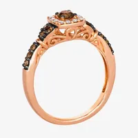 Le Vian® Ring featuring 3/8 cts. Chocolate Diamonds®  1/8 Nude Diamonds™ set 14K Strawberry Gold®