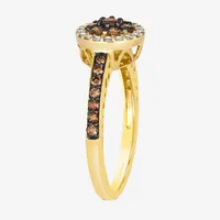 Le Vian® Ring featuring 1/ cts. Chocolate Diamonds® 1/ Nude Diamonds™ set 14K Honey Gold
