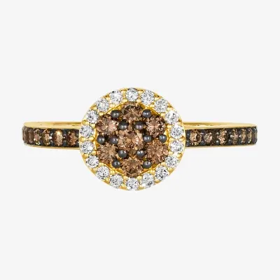 Le Vian® Ring featuring 1/2 CT. Chocolate Diamonds® 1/6 Nude Diamonds™ set 14K Honey Gold™