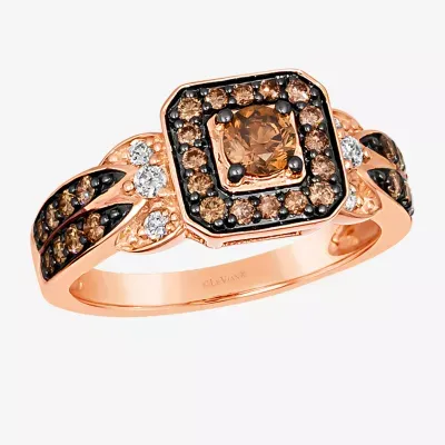 Le Vian® Ring featuring 5/8 CT. T.W. Chocolate Diamonds® 1/8 Nude Diamonds™ set 14K Vanilla, Honey or Strawberry Gold™