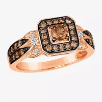 Le Vian® Ring featuring 5/8 CT. Chocolate Diamonds® 1/8 Nude Diamonds™ set 14K Vanilla Honey or Strawberry Gold™