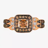 Le Vian® Ring featuring 5/8 CT. Chocolate Diamonds® 1/8 Nude Diamonds™ set 14K Vanilla Honey or Strawberry Gold™