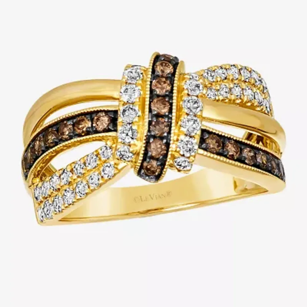 Le Vian® Ring featuring 1/2 CT. Nude Diamonds™ 3/8 Chocolate Diamonds® set 14K Honey Gold™