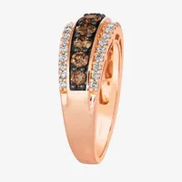 Le Vian® Ring featuring 7/8 cts. Chocolate Diamonds®  1/3 Nude Diamonds™ set 14K Strawberry Gold®