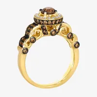 Le Vian® Ring featuring 1 1/10 cts. Chocolate Diamonds® 1/8 Nude Diamonds™ set 14K Vanilla, Honey or Strawberry Gold®